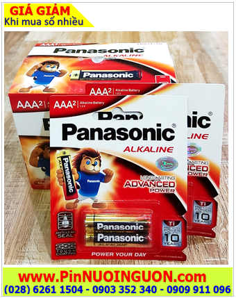 COMBO 1hộp 12vỉ=24viên Pin Alkaline AAA 1.5v Panasonic LR03T/2B _Giá chỉ 294.000đ/HỘP